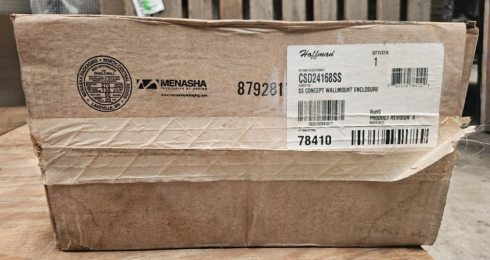 Hoffman CSD24168SS SS Concept Wallmount Enclosure