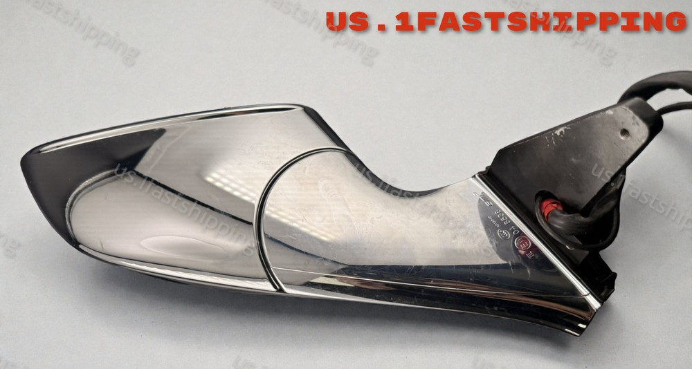 0261 OEM BLACK LEFT DRIVER SIDE MIRROR TESLA MODEL X 2016 2017 2018 2019 2020