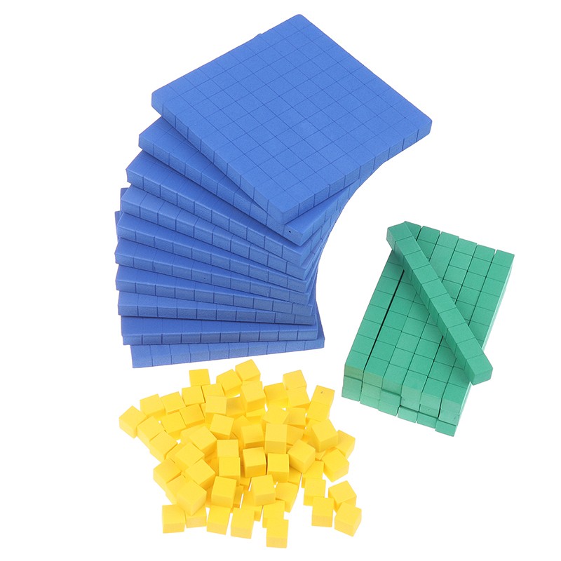 Base Ten Blocks 130Pcs For Math Place Value Blocks Base 10 Math Manipulatives