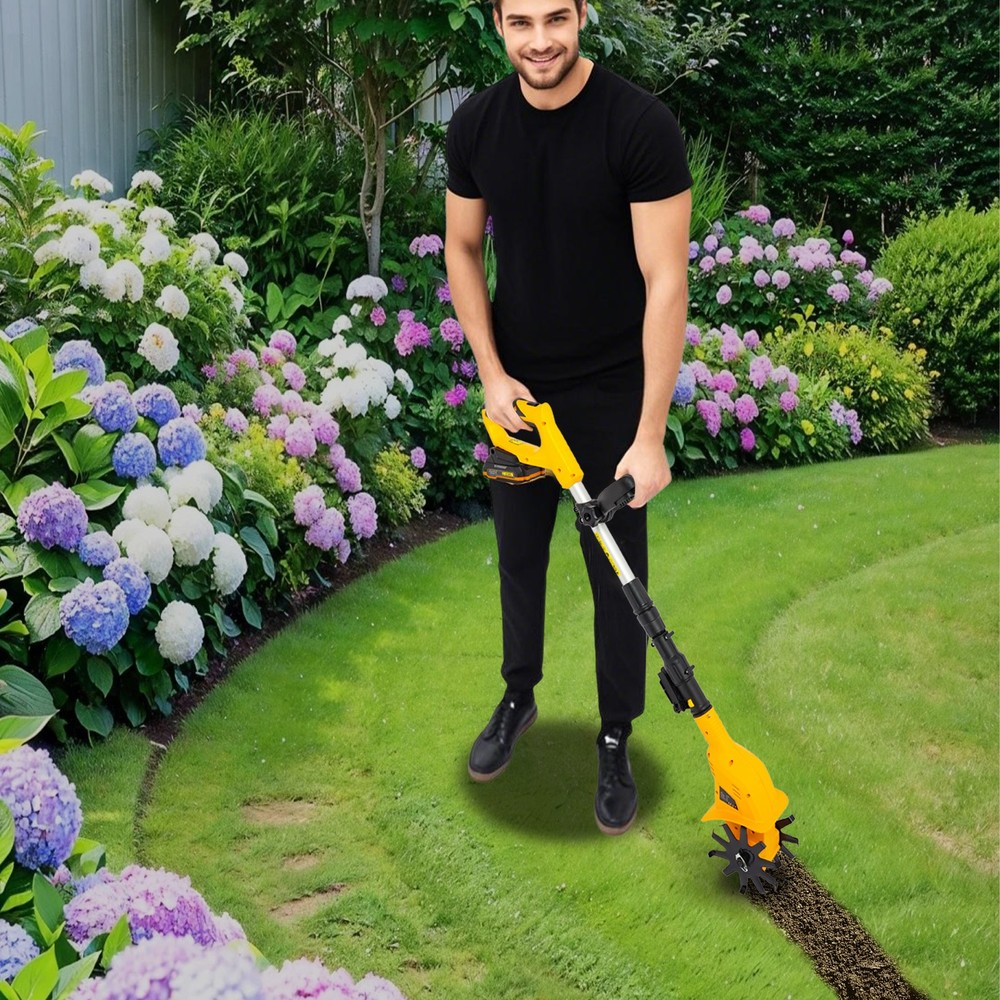 Battery Powered Tilling Machine, Handheld Electric Tilling machine, Cordless