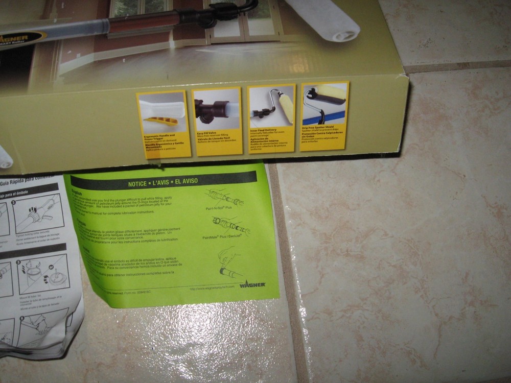 NEW Wagner Smart Roller 9" Wall & Ceiling Roller Interior Easy Fill Easy Clean