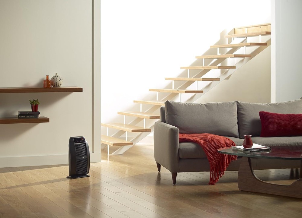 Electric Ceramic Heater with Multi-Directional Heating Programmable Thermostat