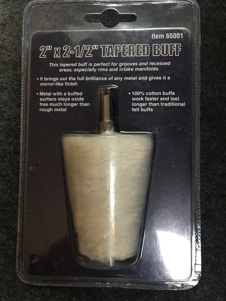 2'' X 2-1/2 '' Tapered Buff 65001, NEW