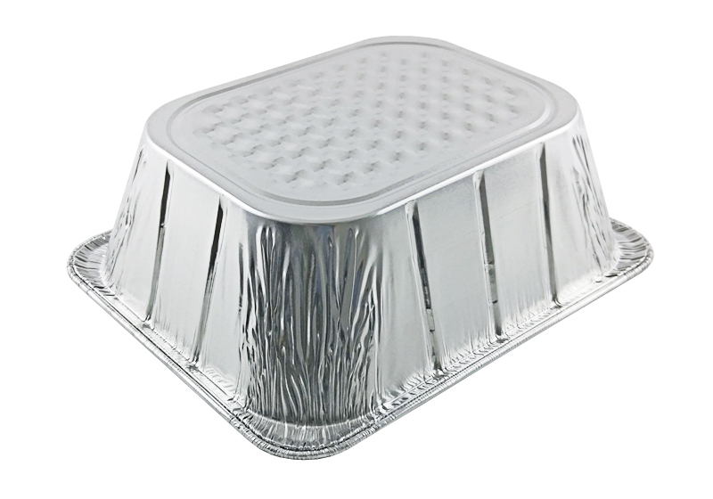 Handi-Foil Half-Size (1/2) 4" Extra-Deep Alumium Steam Table Roaster Pan 10/PK