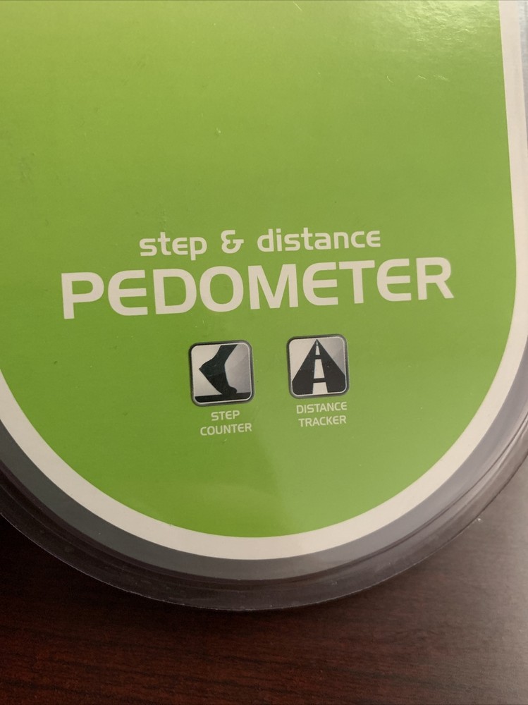 Sportline Step & Distance Pedometer NEW Digital Step Counting Blue