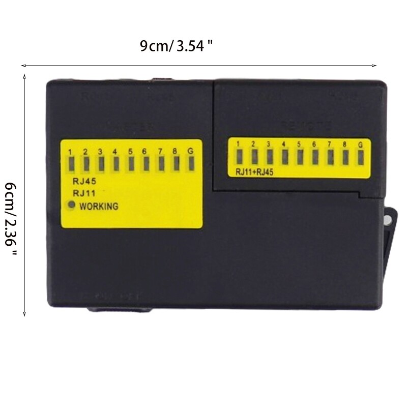 Mini Cable Tester LAN Cable Test Tools Networking Tool RJ45 RJ11