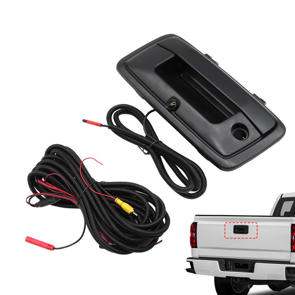 Rear View Backup Tailgate Handle Camera For Silverado Sierra Colorado Canyon
