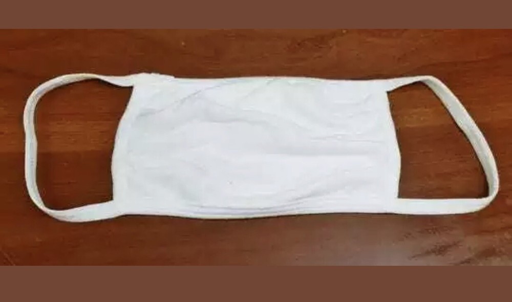 White Cloth Face Masks Hanes-5pk