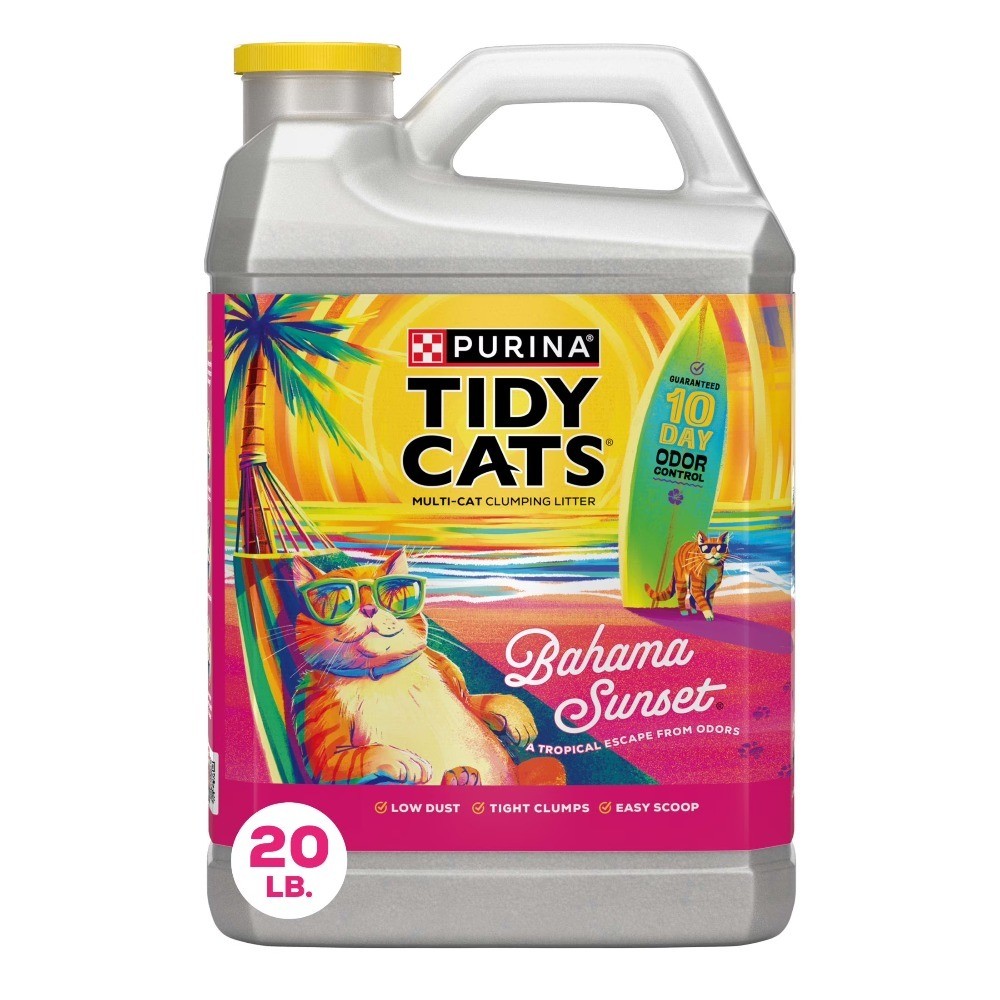 Clumping Cat Litter Multi Cat Scented Odor Control Formula 20 lb Jug