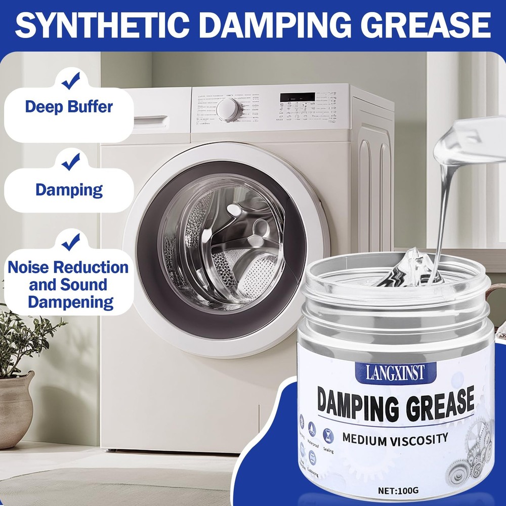 Damping Grease, Medium Viscosity Grease for Washing Machine...