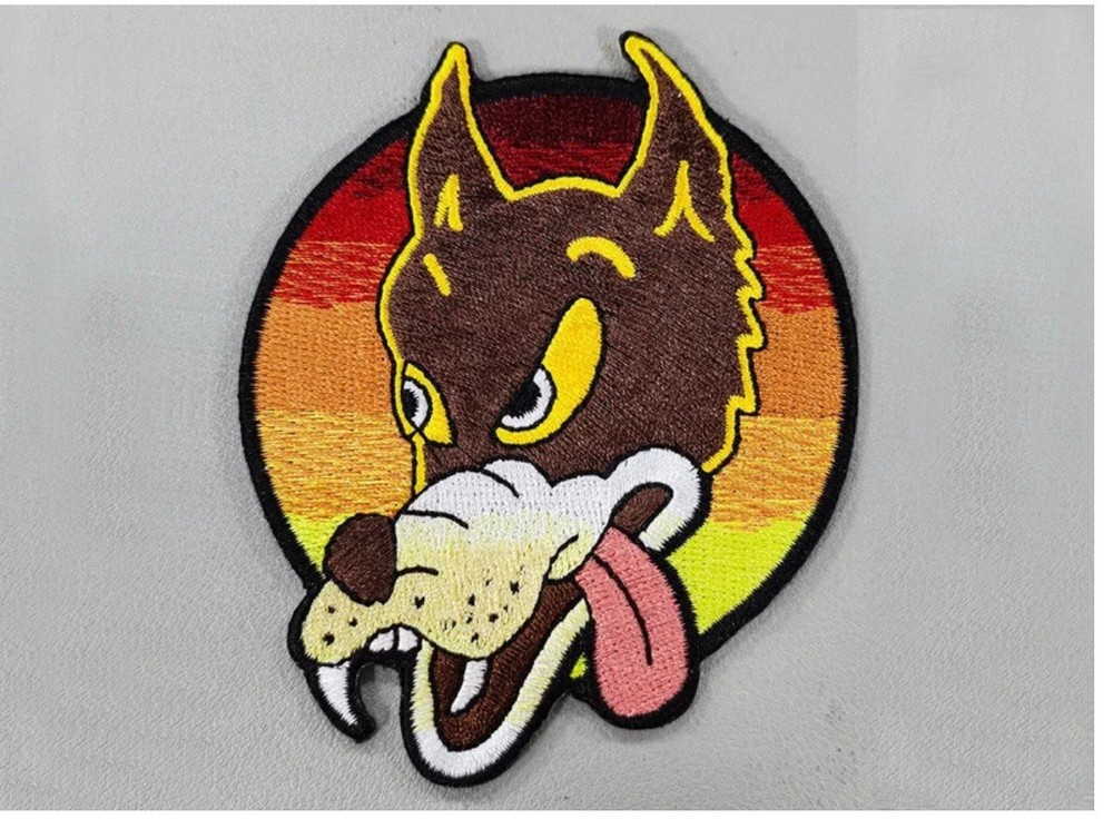 Jerry Garcia Patch -Wolf guitar emblem