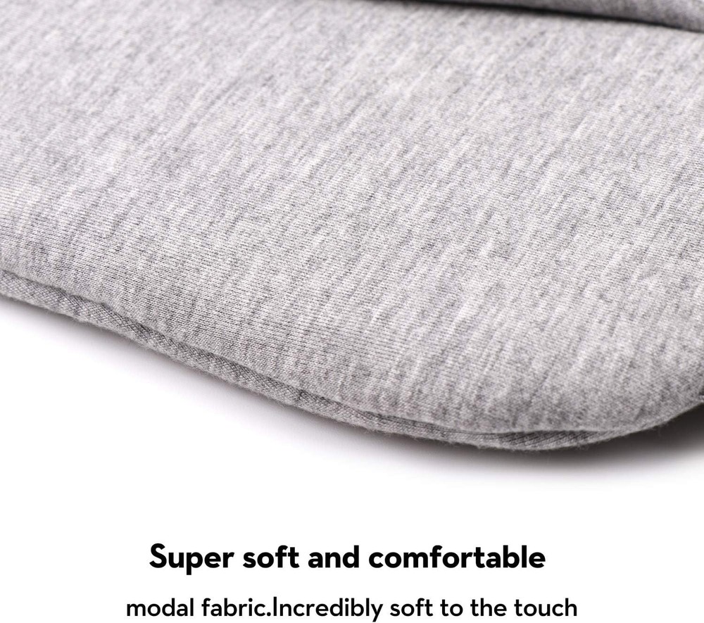 Sleep Mask-Eye Mask for Sleeping, Sleeping Blocking Out Light Black+gray