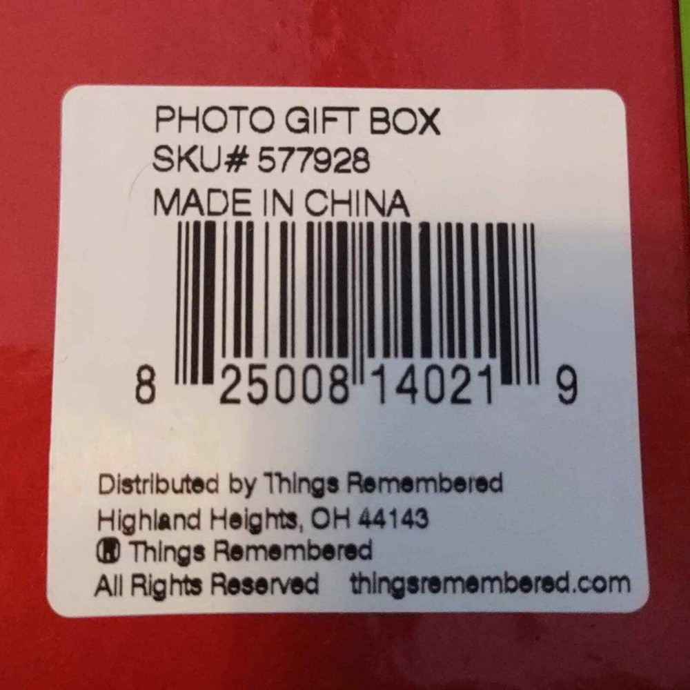 New Things Remembered Photo Gift Ring Box engravable.