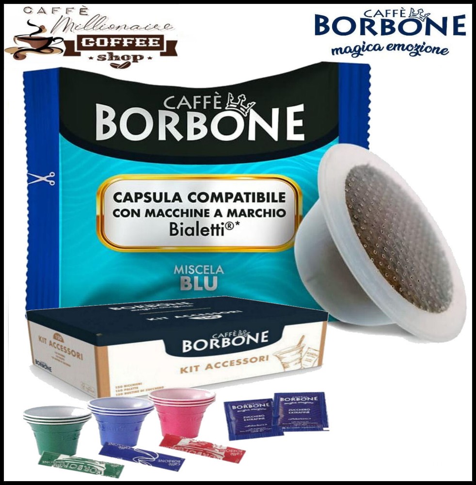 Bourbon Coffee Capsules Blend BLUE Compatible Bialetti® Machines*