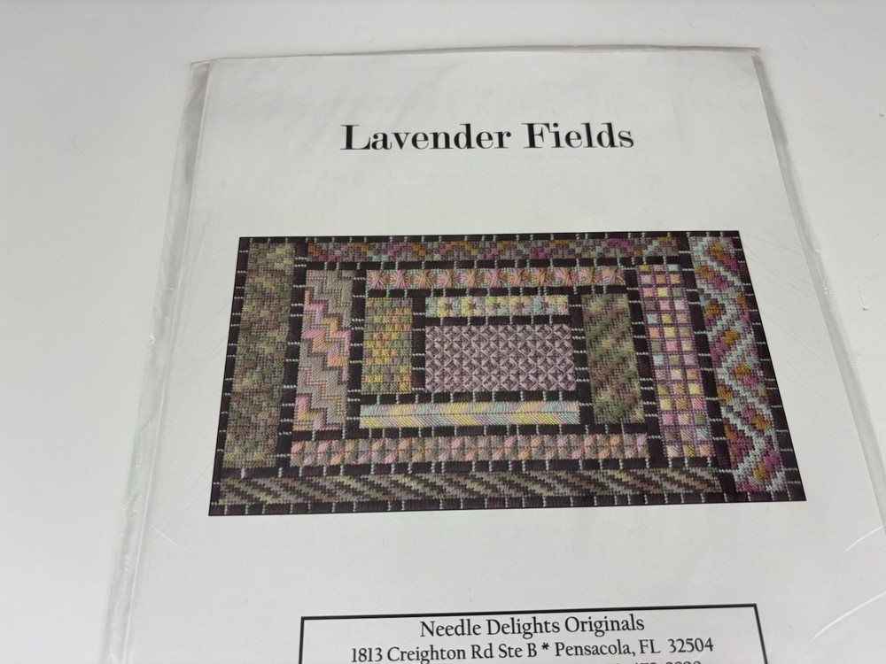 Needle Delights Originals Lavender Fields Needlepoint Pattern 1S