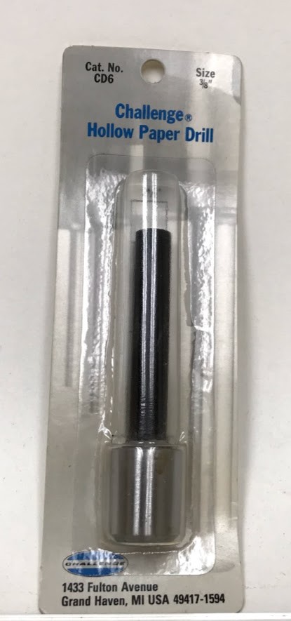 CHALLENGE PAPER DRILL BIT 3/8" X 2" TEFLON COATED P/N: TCD-6
