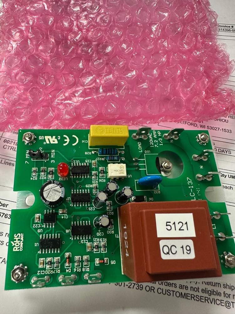 LANCER, Carbonator , LIQUID LEVEL CONTROL, Part# 00219104, CTRL LIQ LEVEL 120V