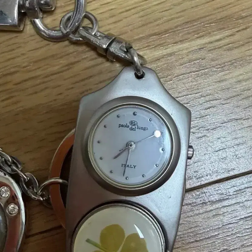 Lucky Clover Clock & Heart Keyring Set Decorative Gift
