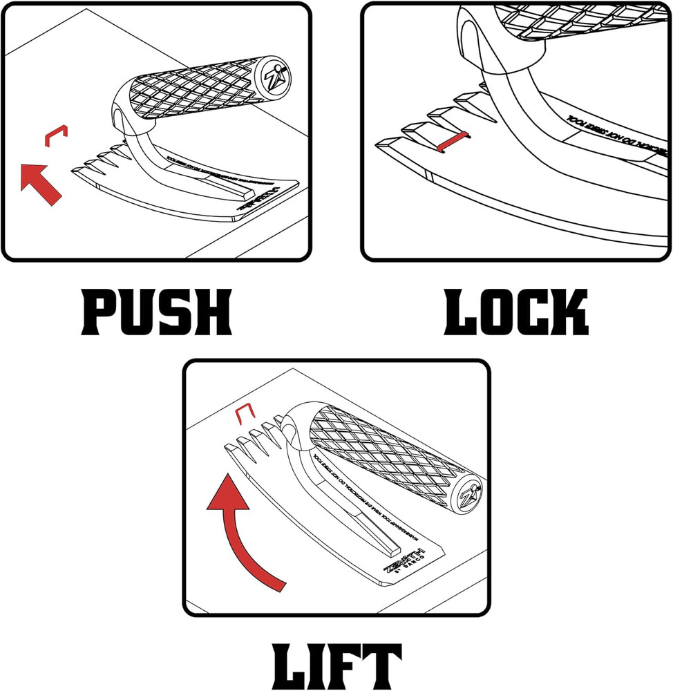 Zenith by ZN700501 Carpet Staple Puller, Staple Extractor for Renovation Projec