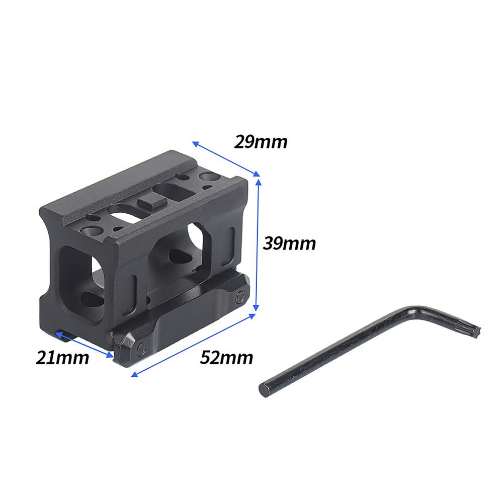 1.54" Height Fast Riser Mount for T1 T2 Red Dot Sight Reflex Sight Mount Base
