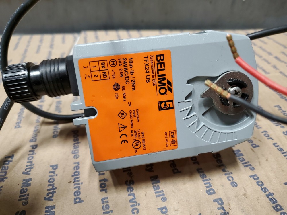 Belimo 1/2" 2 way CV .8 B210B+TFX24 US