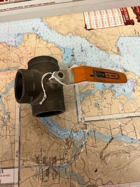 KITZ 3 Way Ball Valve 1-1/4".