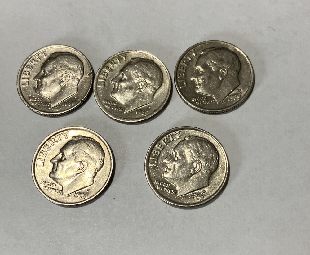 1989 P ROOSEVELT DIME