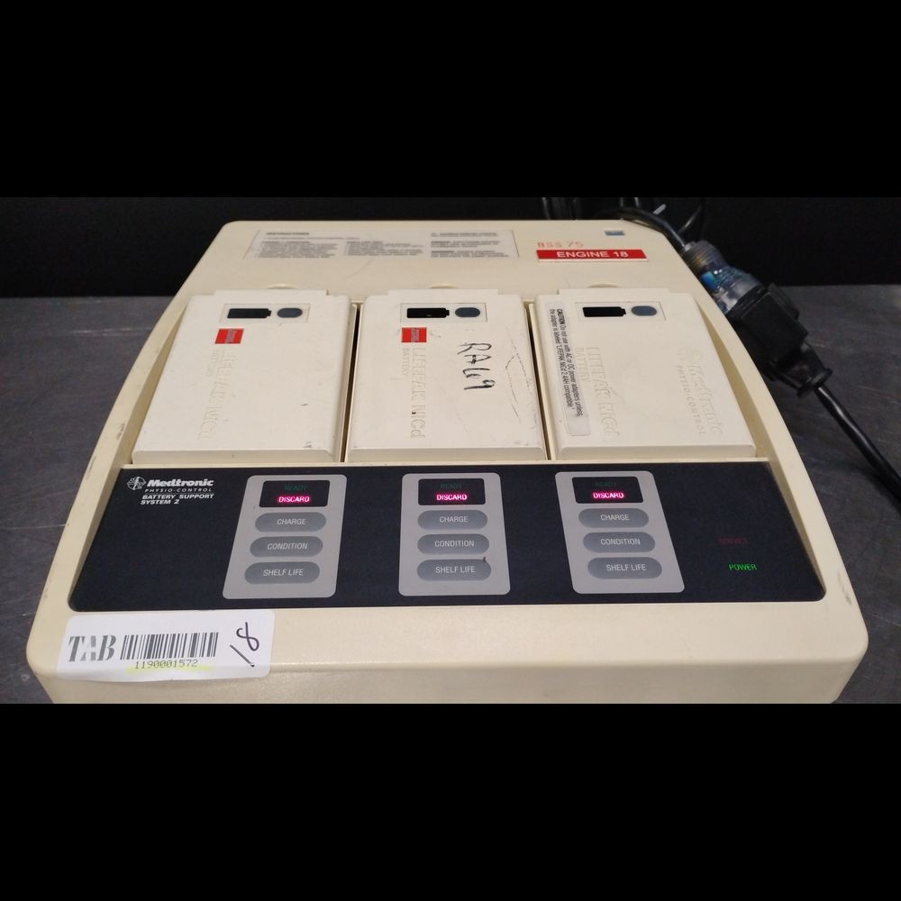 Physio Control Battery Support System 2 with 3 Batteries