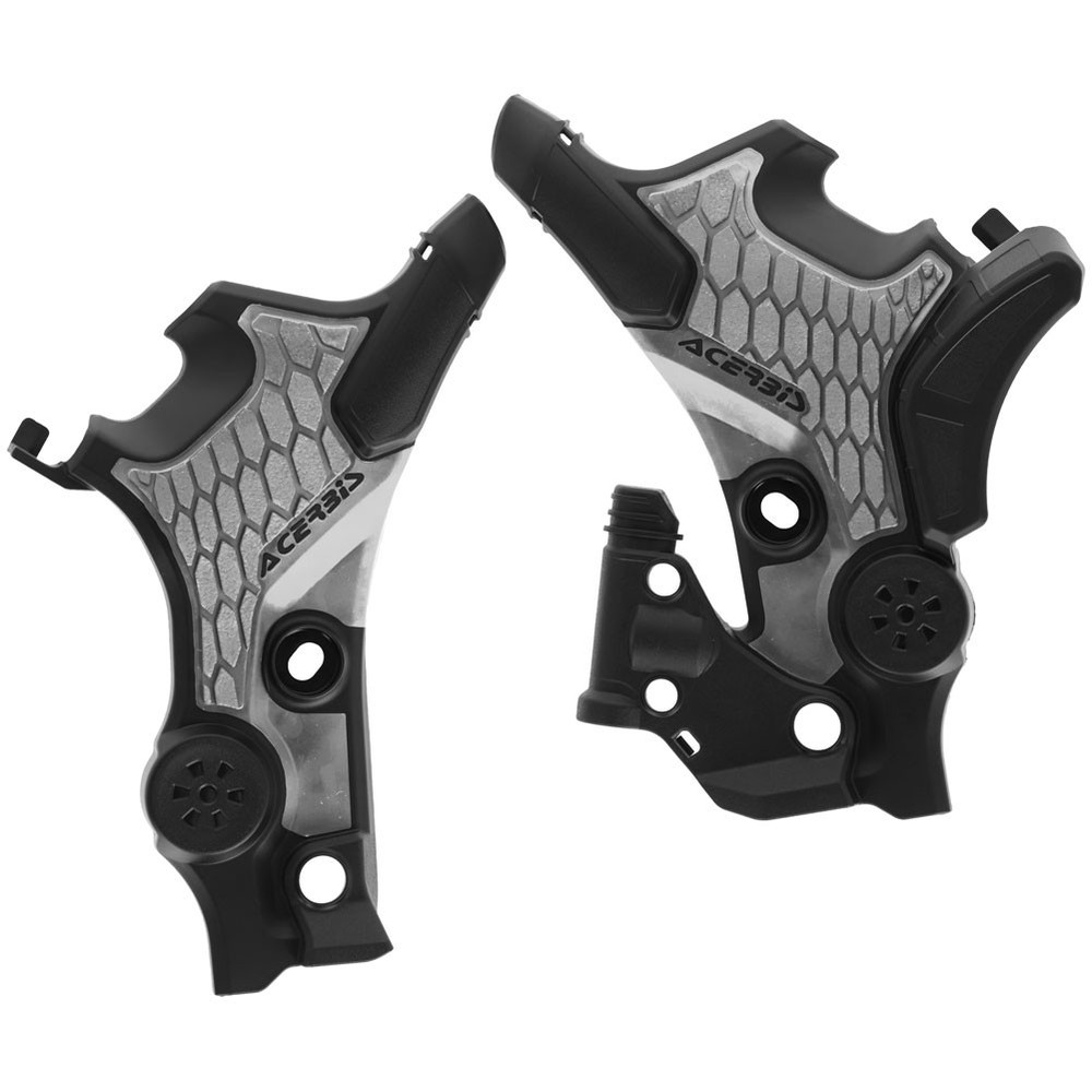 Acerbis 2983661001 X-Grip Frame Guards Black/Grey
