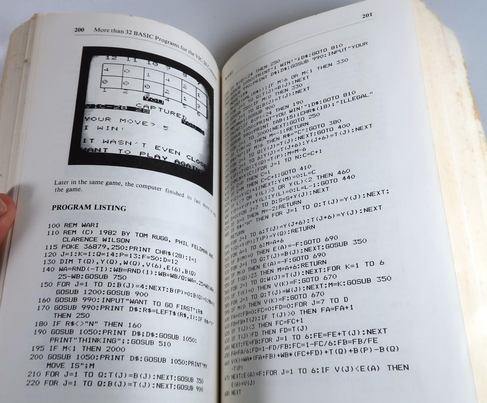 More Than 32 Basic Programs for VIC-20 1983 Computer Book Vintage
