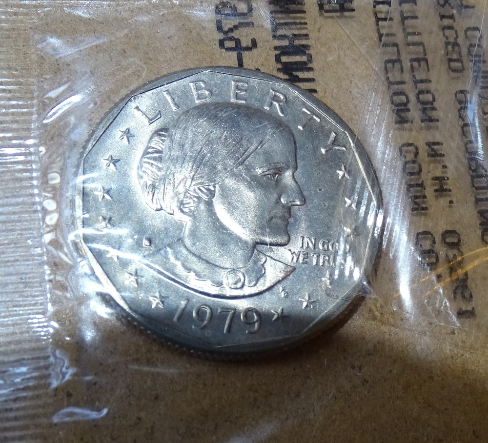 Susan B. Anthony Dollar Coins (P. D. & S.) First Year Set Uncirculated