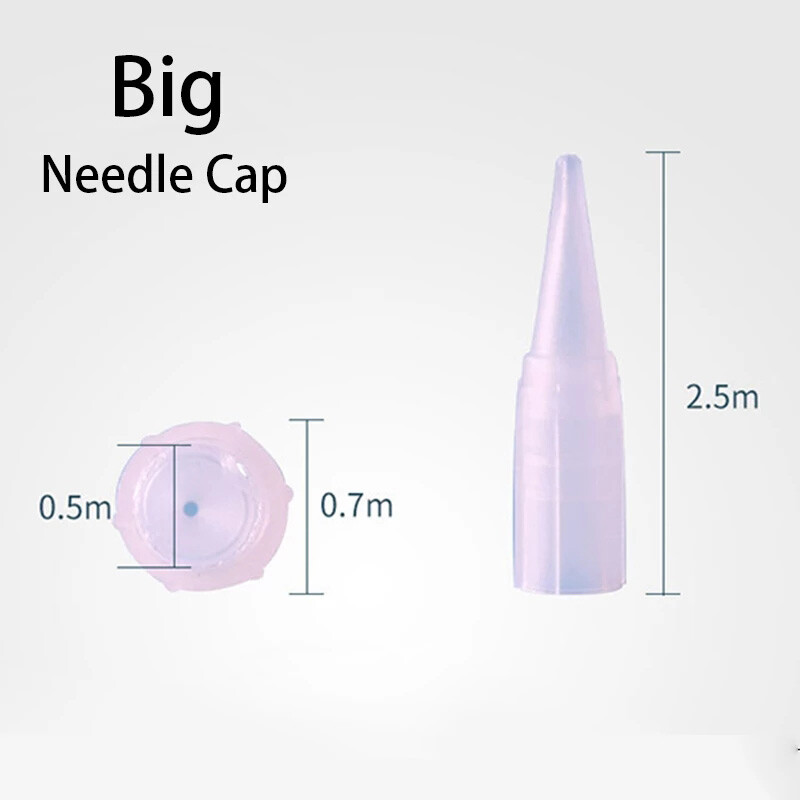 Needles And Tips Disposable Tattoo Needles Caps for Permanent Makeup Eyebrow Kit