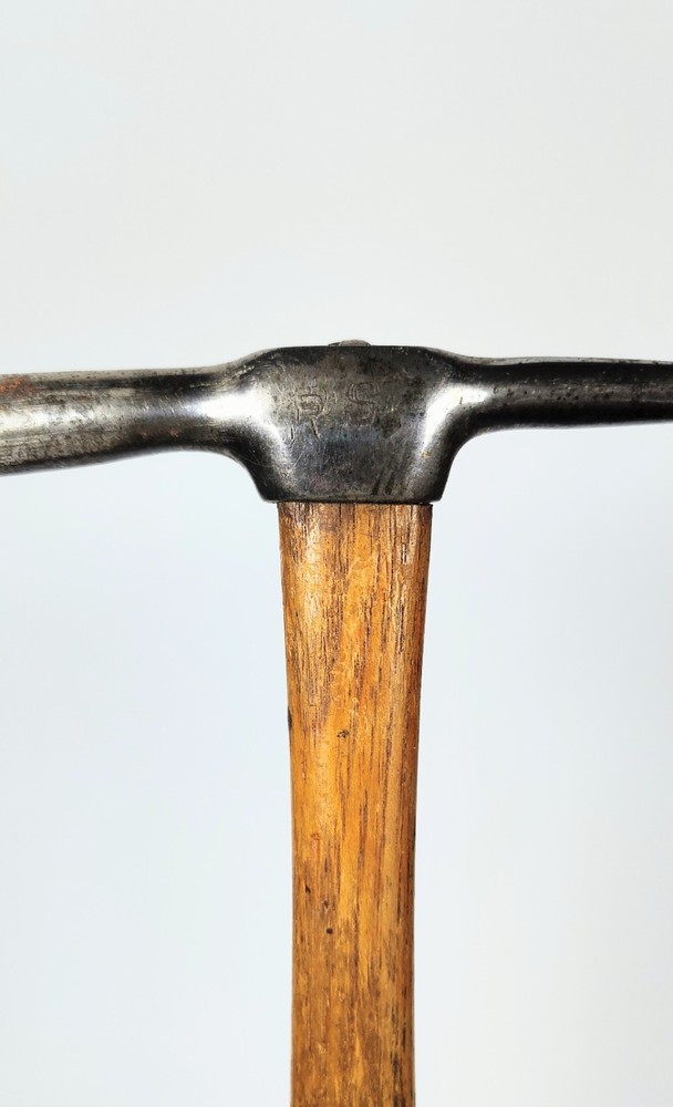 Antique Tact Hammer Oak Handle 12.75"