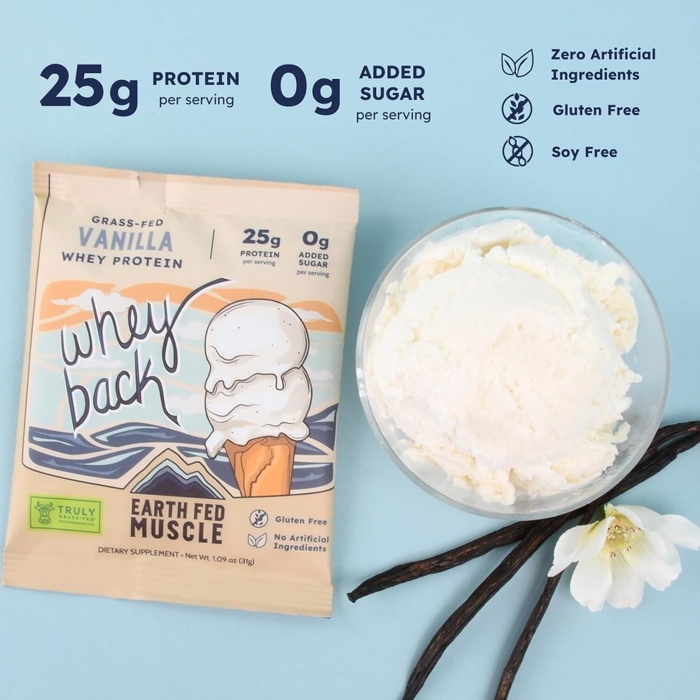 NSF-Certified Whey Protein Isolate - Pure Vanilla, No Artificial Ingredients