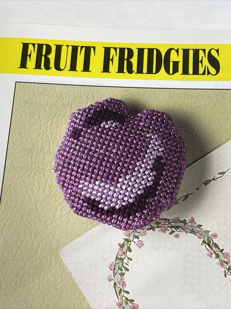 Fruit Fridgies Magnets Annie's Plastic Canvas Pattern
