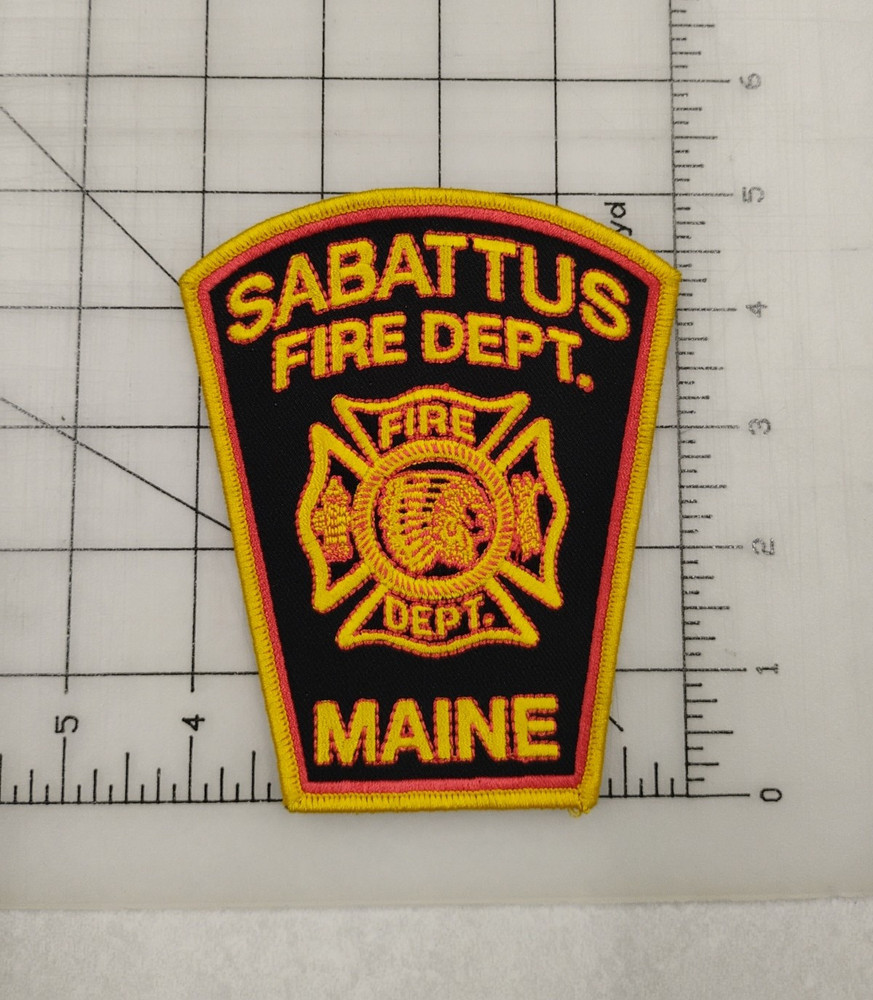 Sabattus Maine Fire Dept Patch