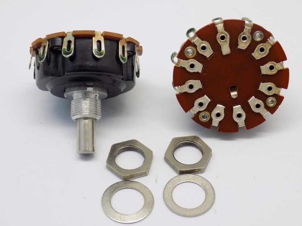 1x Rotary Switch 1 Deck 1 Pole 11 Pos