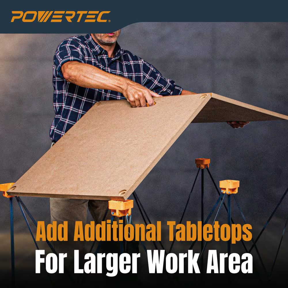 24 In. X 48 In. Arachni Flex, Foldable Workbench Tabletop, Portable Work Surface