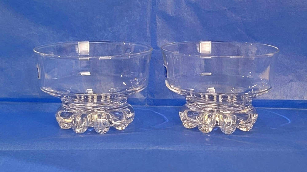 4 Vintage STUDIO NOVA Footed CITADEL Dessert Bowls