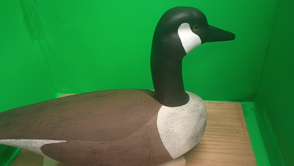 Canadian Goose Rigged Decoy/ Solid Wood