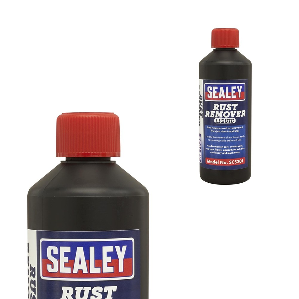 Sealey Rust Remover Liquid For Removing Oxide And Tarnish 500ml SCS201