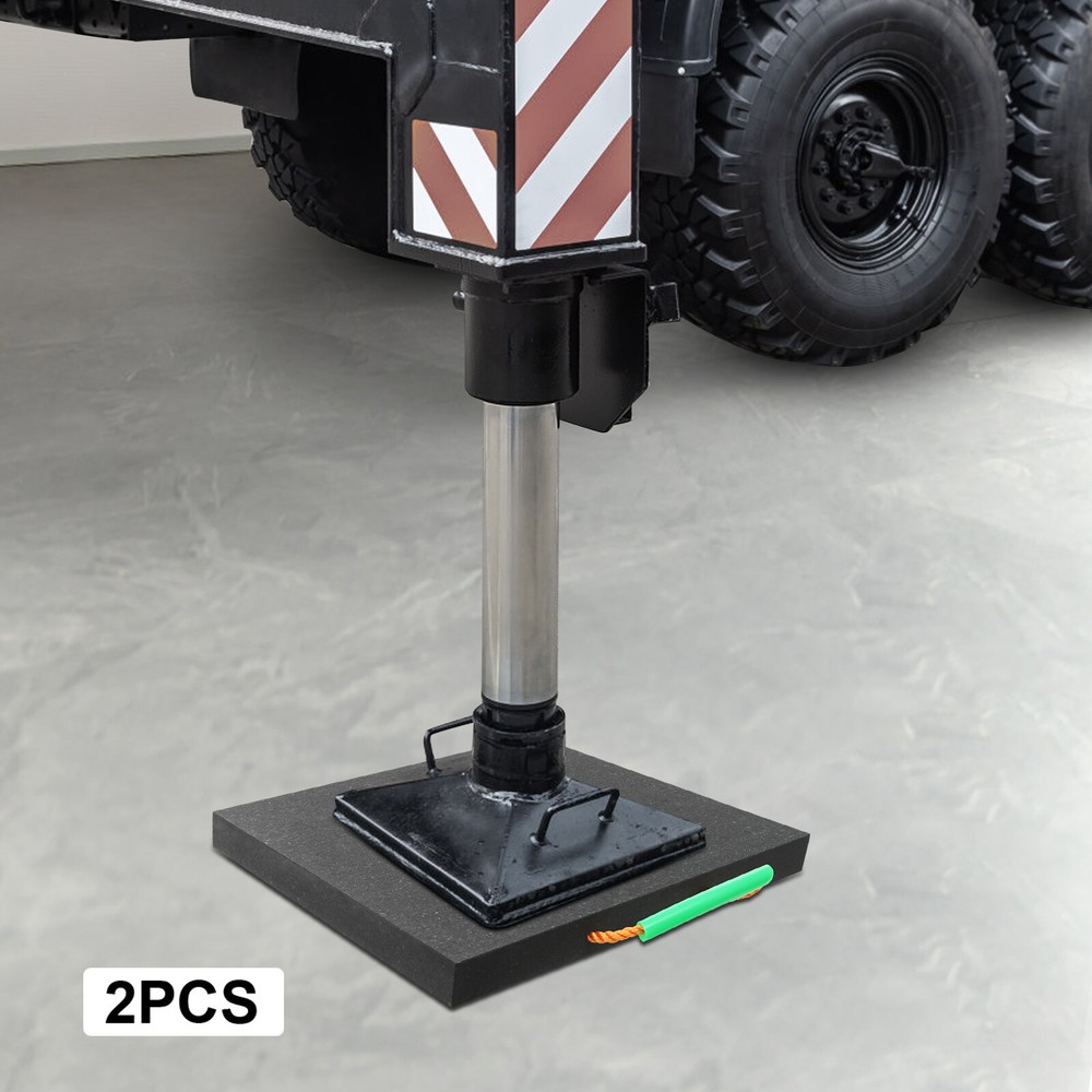 2pcs Medium Size Support Pads Heavy Duty Stabilizing Blocks 5-80T Support Pads