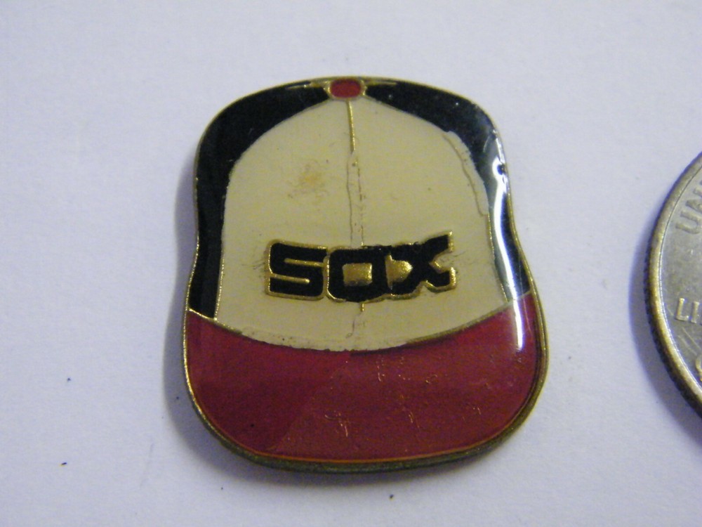 Vintage Sox Hat, Lapel Pin, Pinback