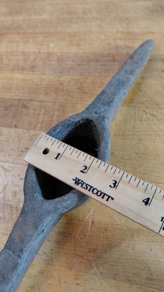 Pickaxe Head. Vintage. Likely used for Mining or Railroad work. No handle.