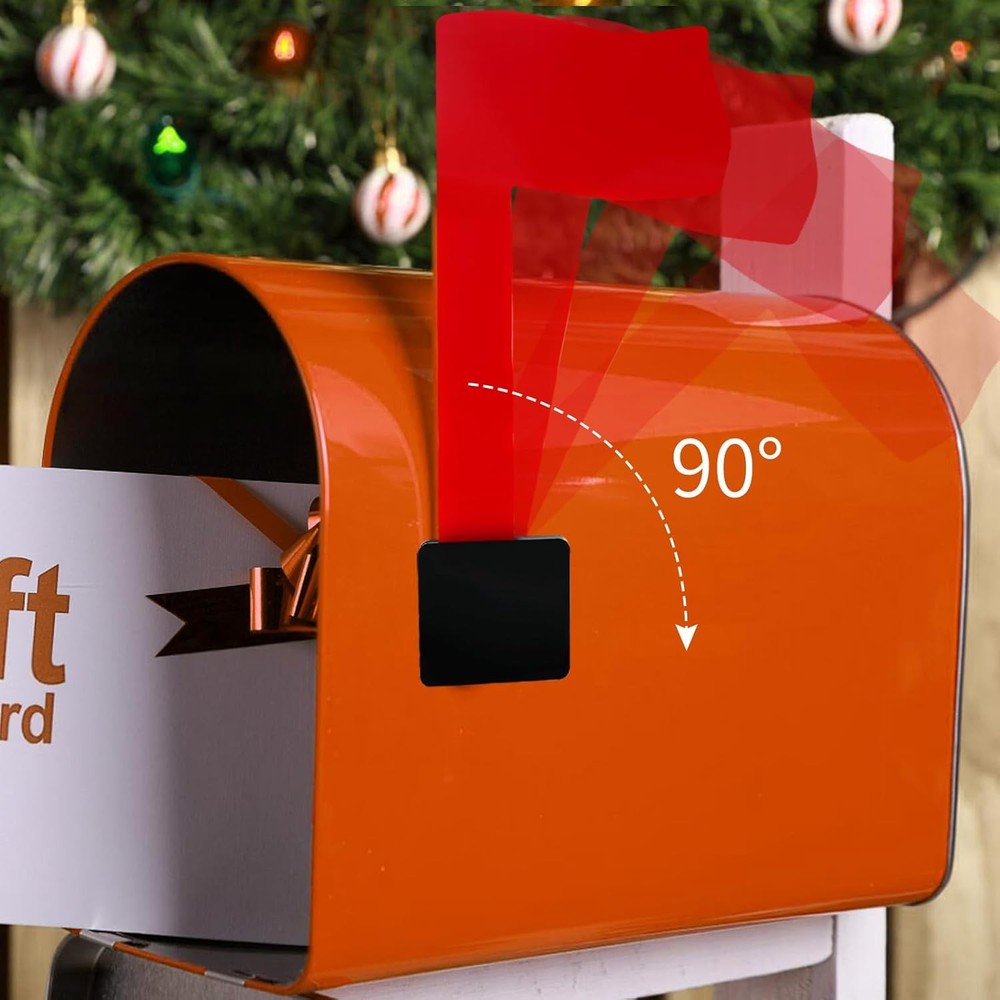 Easy-Install Mailbox Flag Replacement Kit - Upgrade Your Mailbox with a Red F