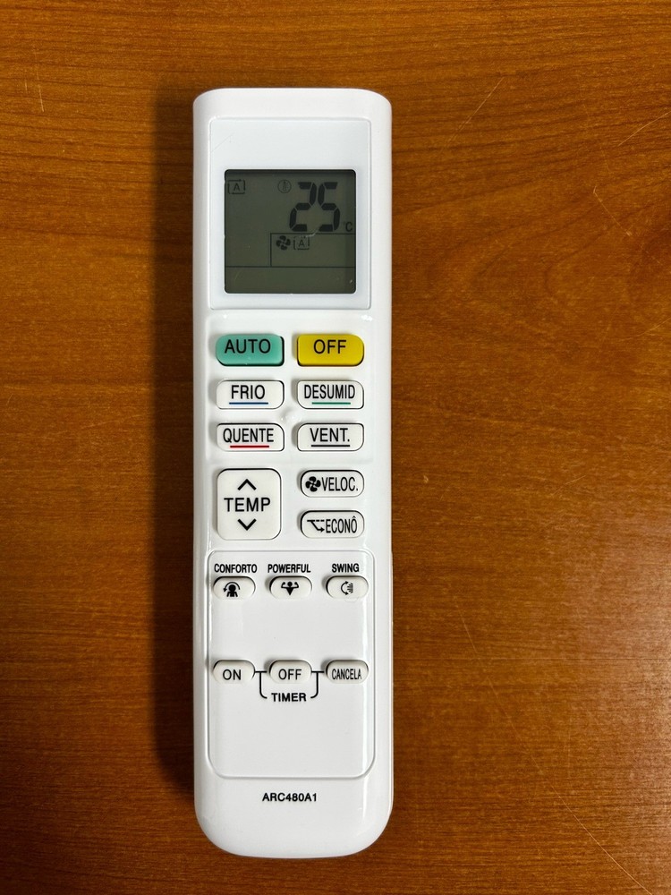Daikin ARC480A1 Air Condition Remote Control Spanish Labels “New”