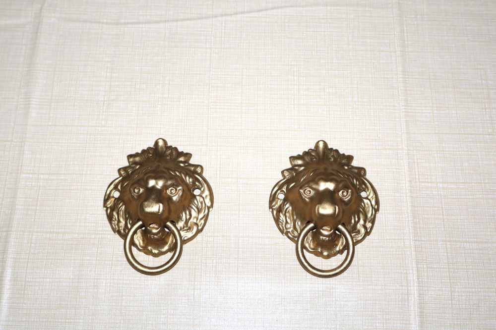 Seth Thomas Clock Lion Heads