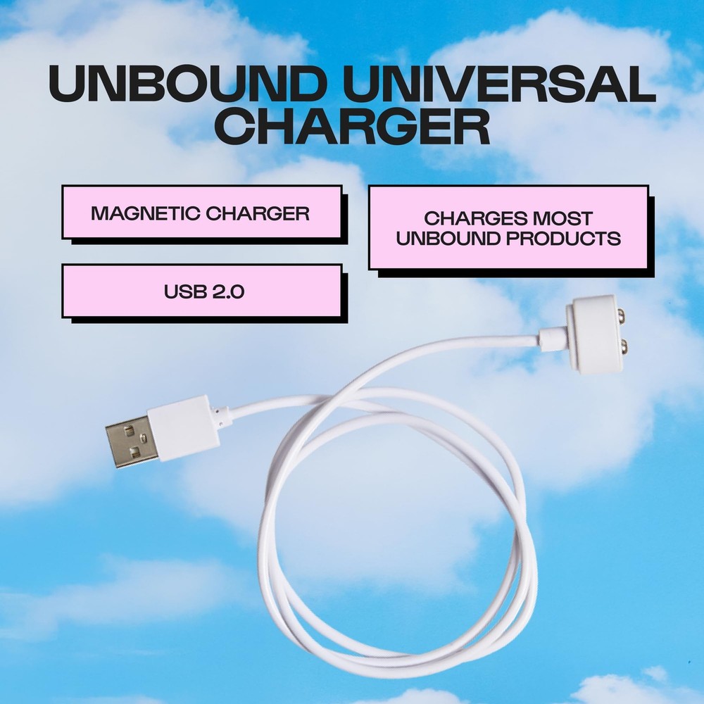 Unbound Universal Charger Small Just right Large, black
