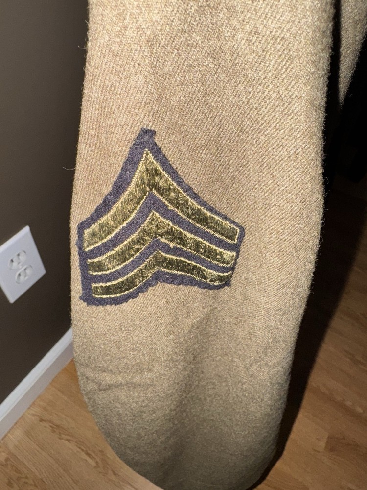 WWII Era US Army 3rd Service Command Field Jacket Coat Sergeant Pacific Enlisted