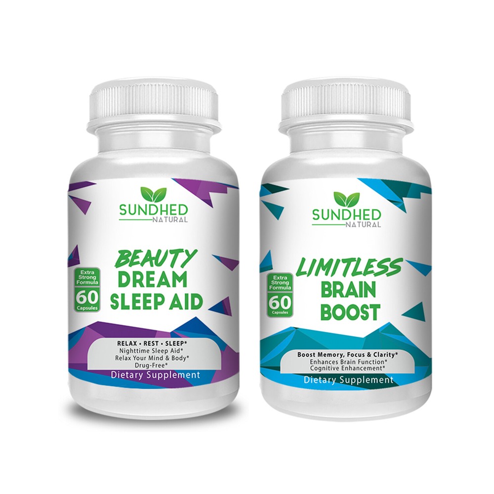 Sundhed Natural Beauty Dream Sleep Aid & Limitless Brain Boost